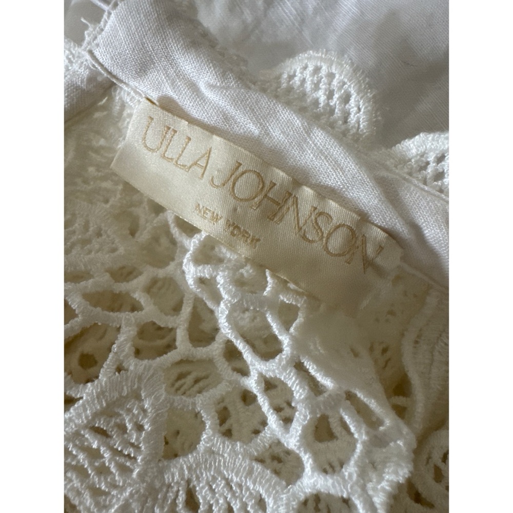 Ulla Johnson Sofia Top Ivory Size 6 - Picture 5 of 9